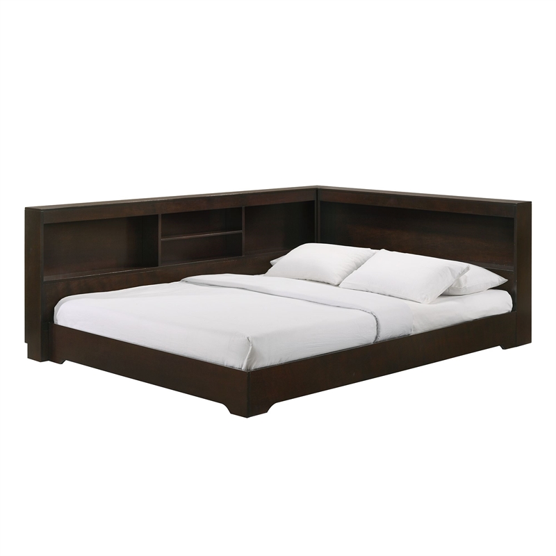 Picket House Furnishings Santino Full Corner Bed in Espresso