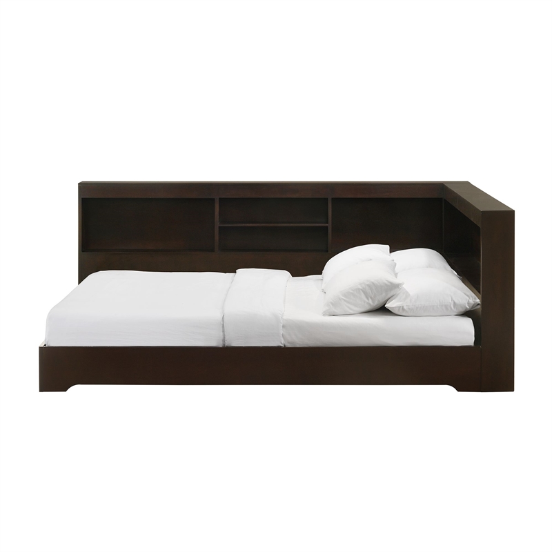 Picket House Furnishings Santino Full Corner Bed in Espresso