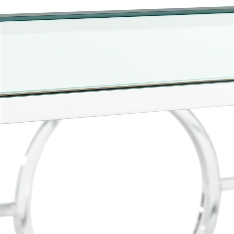 Picket House Furnishings Katie Square Mirrored End Table