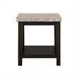 Picket House Furnishings Caleb End Table with Marble Top