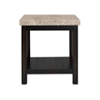 Picket House Furnishings Caleb End Table with Marble Top