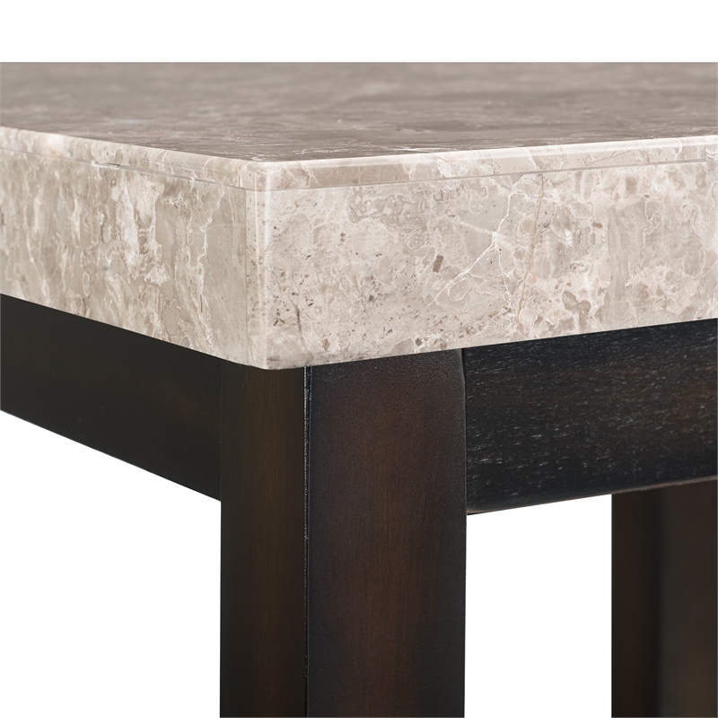 Picket House Furnishings Caleb End Table with Marble Top