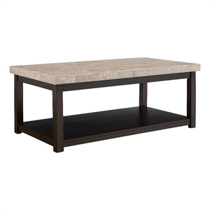 Picket House Furnishings Caleb Coffee Table w/ Marble Top