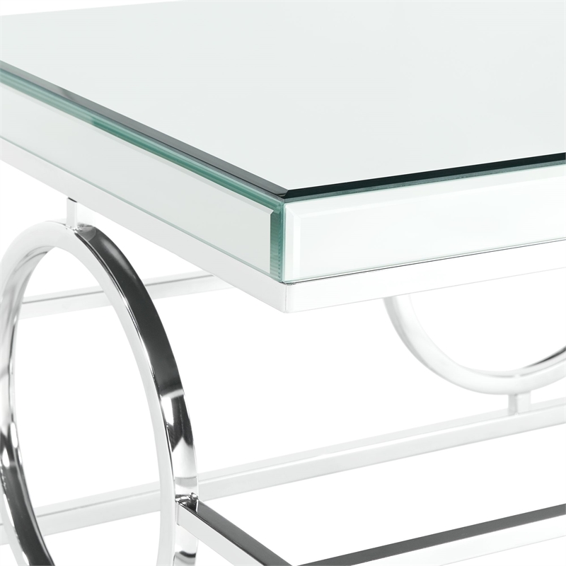 Picket House Furnishings Katie Rectangle Mirrored Coffee Table
