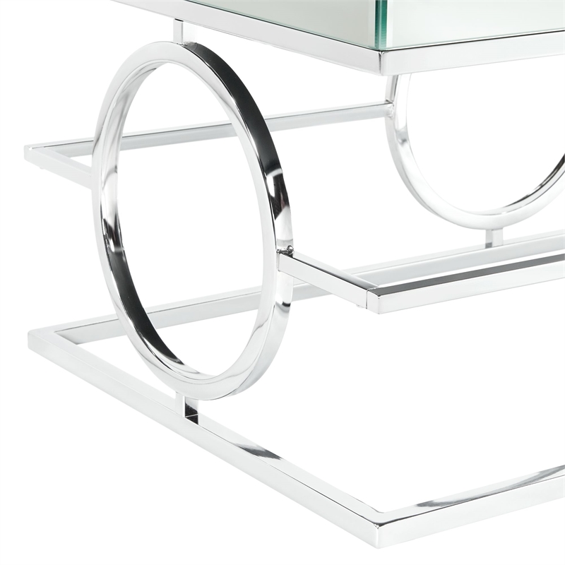 Picket House Furnishings Katie Rectangle Mirrored Coffee Table