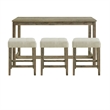 Picket House Furnishings Turner Multipurpose Bar Table Set in Natural