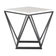 Picket House Furnishings Conner End Table with Metal Leg