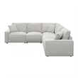 Picket House Furnishings Joan 5PC Motion Sectional Set - Culp Bloke Cotton