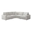 Picket House Furnishings Joan 5PC Motion Sectional Set - Culp Bloke Cotton
