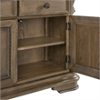 Picket House Furnishings Denali Server and Hutch with LED in Walnut
