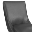Picket House Furnishings Charlie Swivel Counter Stool Set -Pewter PU in Espresso