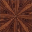 Picket House Furnishings Rosalind Oval Coffee Table in Cherry and Black