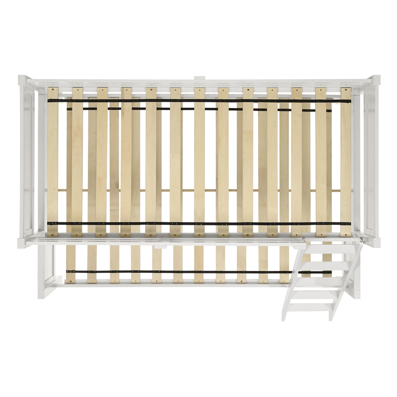 Picket House Furnishings Santino Over Full Bunk White