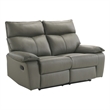Picket House Furnishings Murray Motion Loveseat in Aviarah Gray