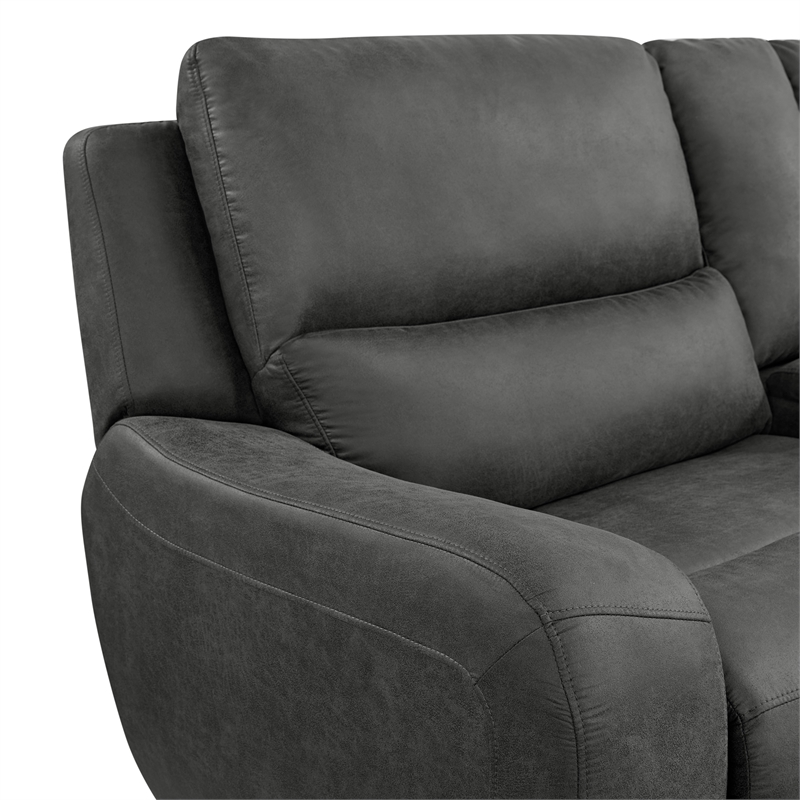 Picket House Furnishings Cutlass 6PC Sectional Set in Texas Granite