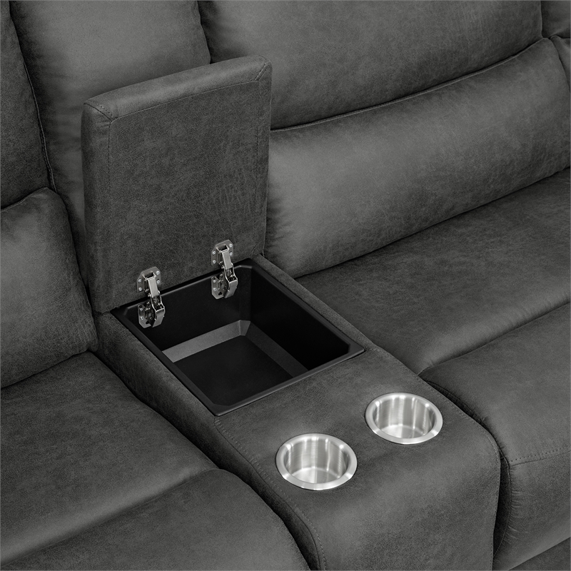 Picket House Furnishings Cutlass 6PC Sectional Set in Texas Granite