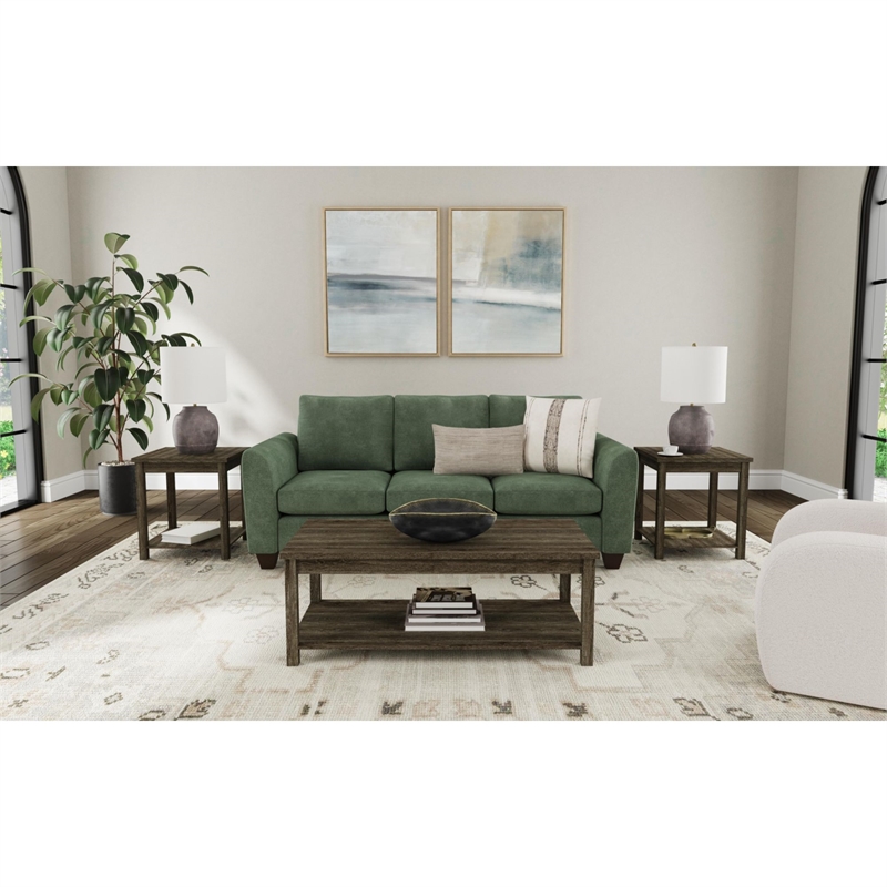 Picket House Furnishings Holmes Three Pack Occasional Set in Mocha Gray