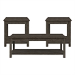 Picket House Furnishings Holmes Three Pack Occasional Set in Mocha Gray