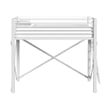 Picket House Furnishings Delilah Full Loft Bunk and Ladder in White