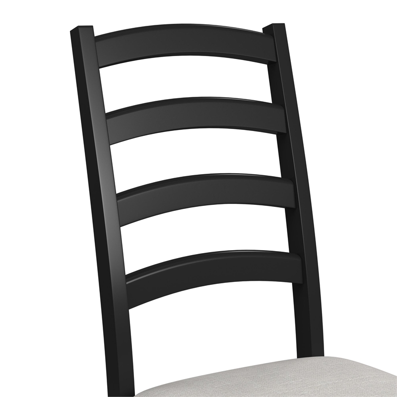 Picket House Furnishings Lorraine 6PC Dining Set in Oak and Black