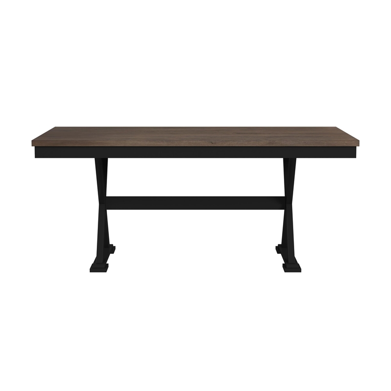 Picket House Furnishings Lorraine 6PC Dining Set in Oak and Black