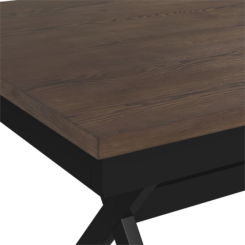 Picket House Furnishings Lorraine 6PC Dining Set in Oak and Black