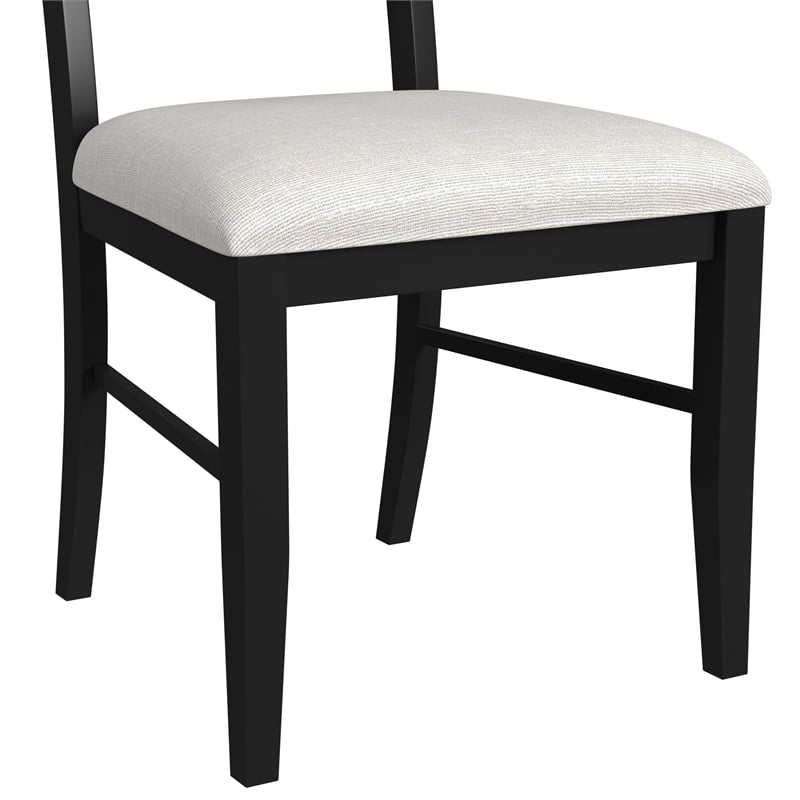 Picket House Furnishings Lorraine 6PC Dining Set in Oak and Black