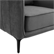 Picket House Furnishings Reale Chair in Lavish 152 Gray Velvet