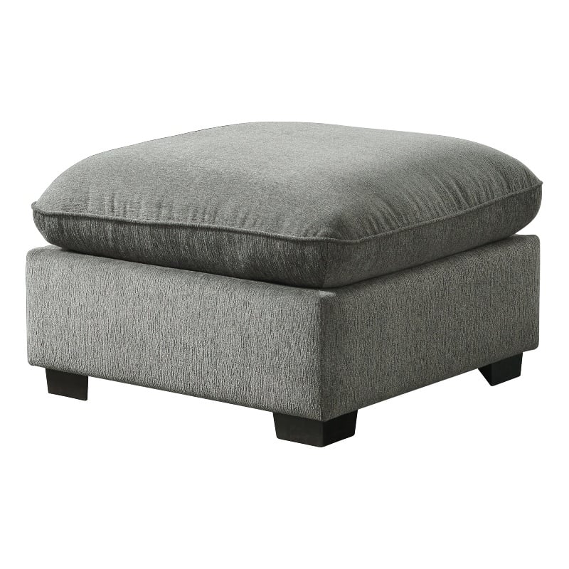 Picket House Furnishings Sloan Modular Ottoman in Nova Grey