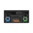 Picket House Furnishings San Andreas  Fireplace with Sound System in Black