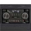 Picket House Furnishings San Andreas  Fireplace with Sound System in Black