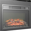 Picket House Furnishings San Andreas  Fireplace with Sound System in Black