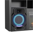 Picket House Furnishings San Andreas  Fireplace with Sound System in Black