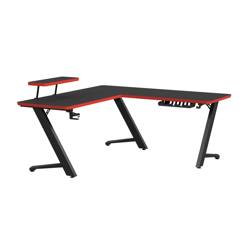 Picket House Furnishings Vertex L shape Desk in Black