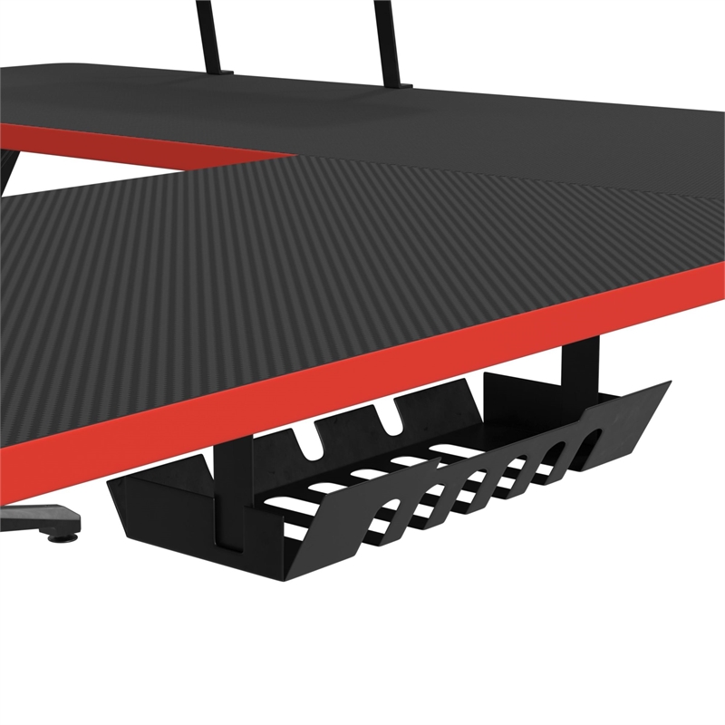 Picket House Furnishings Vertex L shape Desk in Black