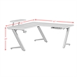 Picket House Furnishings Vertex L shape Desk in Black