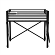 Picket House Furnishings Delilah Full Loft Bunk and Ladder in Black