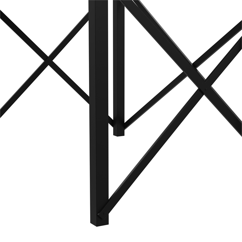 Picket House Furnishings Delilah Full Loft Bunk and Ladder in Black