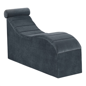 Picket House Furnishings Quebec Interchangable Lounge Chair in Grey Linen