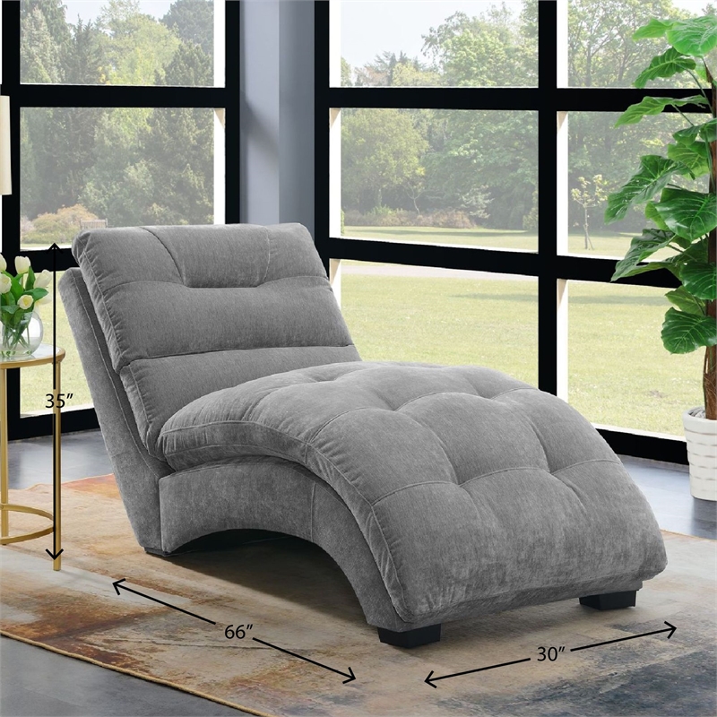 Picket House Furnishings Nicky Chaise (K/D) In Amigo Granite