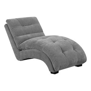 picket house furnishings nicky chaise (k/d) in amigo granite