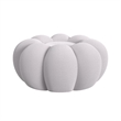 Picket House Furnishings Pumpkin Swivel Chair and Ottoman in Gray