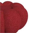 Picket House Furnishings Pumpkin Swivel Chair and Ottoman in Red