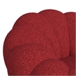 Picket House Furnishings Pumpkin Swivel Chair and Ottoman in Red