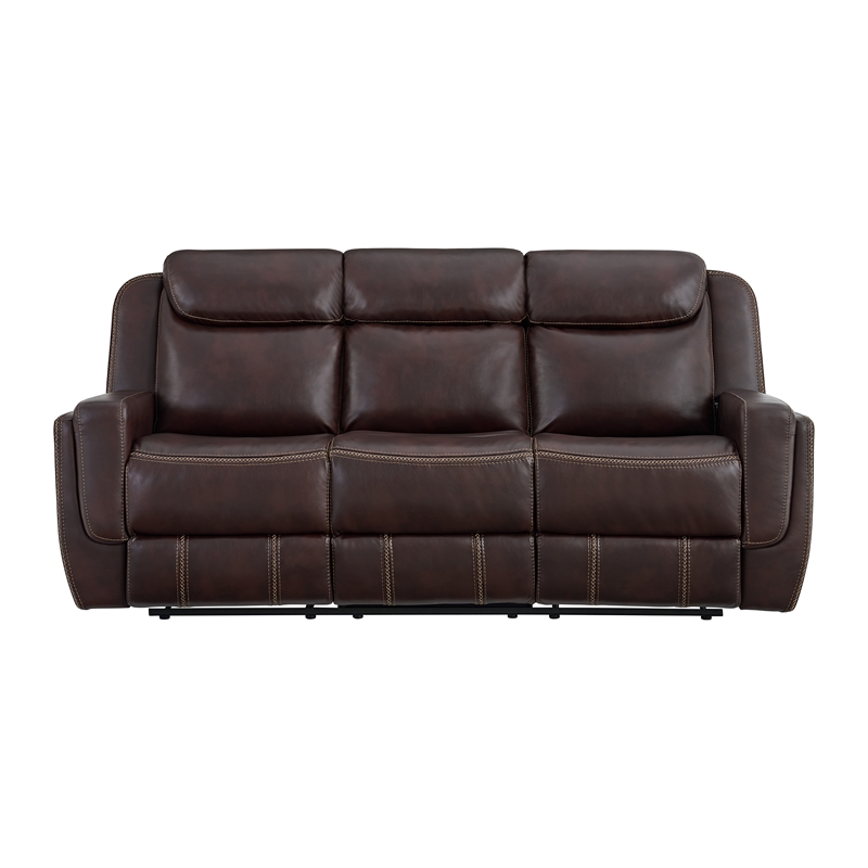 Picket House Furnishings Lynx Motion Sofa in Neono Brown