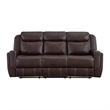 Picket House Furnishings Lynx Motion Sofa in Neono Brown