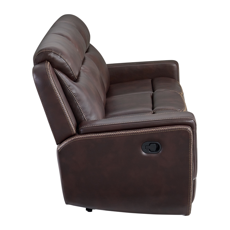 Picket House Furnishings Lynx Motion Sofa in Neono Brown