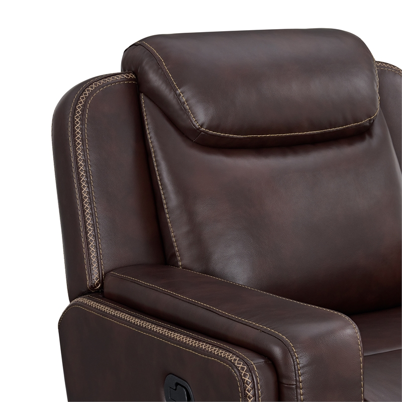 Picket House Furnishings Lynx Motion Sofa in Neono Brown