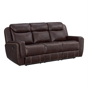 Picket House Furnishings Lynx Motion Sofa in Neono Brown