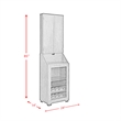Picket House Furnishings Tyson Dartboard Cabinet